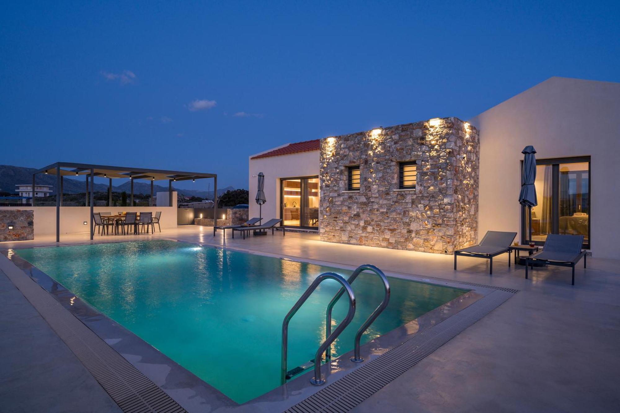 Villa Afeidia Терсанас Экстерьер фото